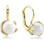 Lillian Vassago Patentové zlaté náušnice s opalitem LLV31