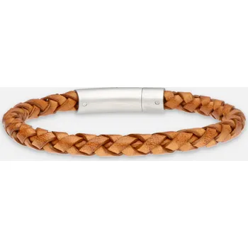 Náramek MATYAS HILL Pánský kožený náramek SPIRIT BROWN Délka náramku: 20,5 cm