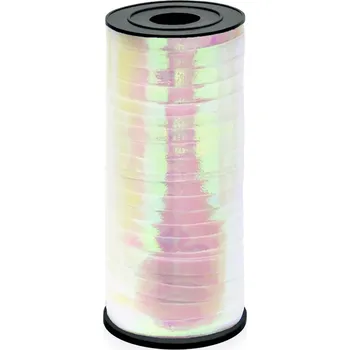 Stuha Plastová opalizující stuha na balonky 92 m