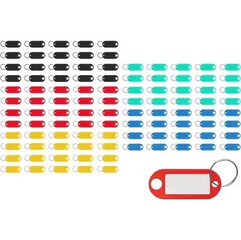 Klíčenky pro snadnou identifikaci – 100 ks, barevné