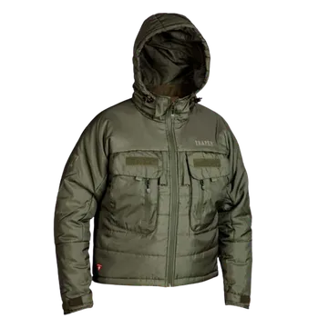 Pánská softshellová bunda Traper Rybářská bunda Jukon olivově zelená Velikost: L