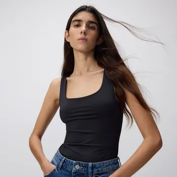 Reserved - Hladký top - černý - 5011B-99X - 5011B-99X-M-5