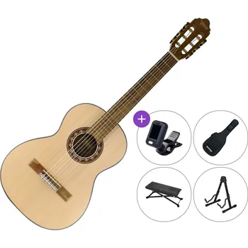 Klasická kytara Valencia VC303 SET Natural 3/4 klasická kytara pro dítě