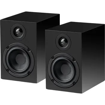 Hi-Fi systém Pro-Ject Speaker Box 3 E Hi-Fi Regálový reproduktor High Gloss Black 2 ks (Jako nové)