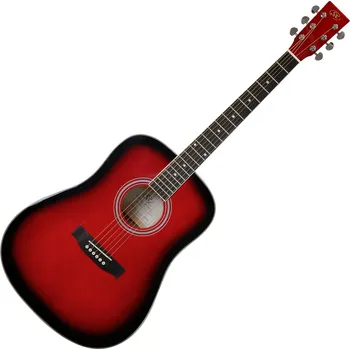 Akustická kytara SX SD104G Red Sunburst Akustická kytara (Jako nové)