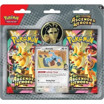 Společenská hra Pokémon Ascended Heroes: Larry's Komala 2-Pack Blister