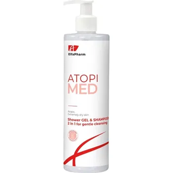 Koupelová kosmetika Elfa Pharm ATOPI MED Shower Gel &amp; Shampoo 2IN1 - sprchový gel &amp; šampon 2v1 pro jemné čištění 400 ml