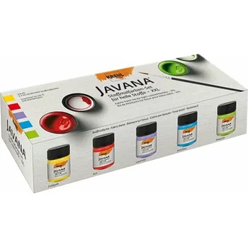 Speciální výtvarná barva Kreul Javana Set Sada barev na textil 20 ml 1 ks
