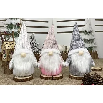 Vánoce Vánoční textilní skřítek – Rudolf - 28 cm