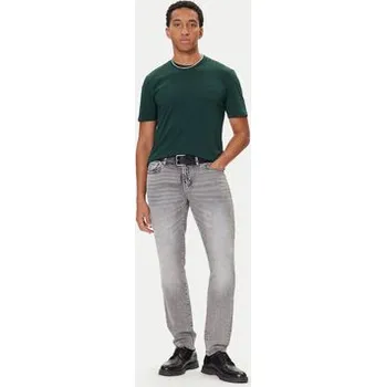 Pánské tričko HUGO T-Shirt Dero222 50466158 Zelená Regular Fit XXL