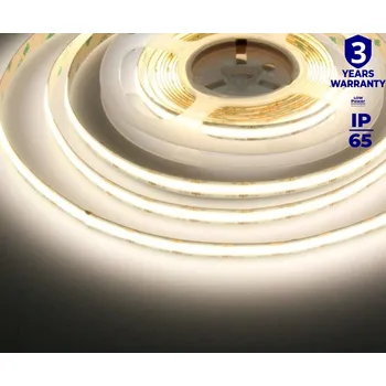 Osvětlení Kanlux 12COB-IP65 3W/m 4000K denní bílá 12V LED pásek venkovní IP65 světelný pruh 320diod/metr 39163