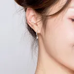 Elenys stříbrné náušnice Královská elegance