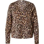 VERO MODA Halenka béžová / hnědá / černá