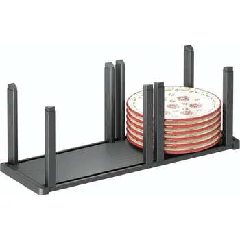 Stojan na víno IN-DURO Držák na talíře do šuplíku STRIPES , 16 x 47 x 18 cm , antracit