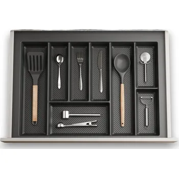 Organizace kuchyně IN-DURO Příborník STRIPES 59 - 65 cm s hloubkou 42 - 49 cm, antracit