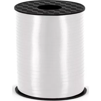 Stuha Plastová dekorační stuha bílá 458 m