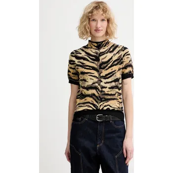 Dámské oblečení Svetr z vlněné směsi Kenzo FG52TO6313DO žlutá 18X, vel. S