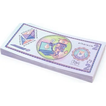 Herní bankovky 2 Ethereum – 100 ks