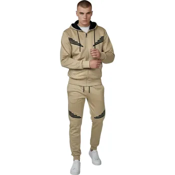 Pots Milano Pánská béžová tepláková souprava Béžová L