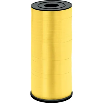 Stuha Party plastová stuha žlutá 92 m