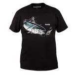 Traper Tričko Art Salmon černé Velikost: S