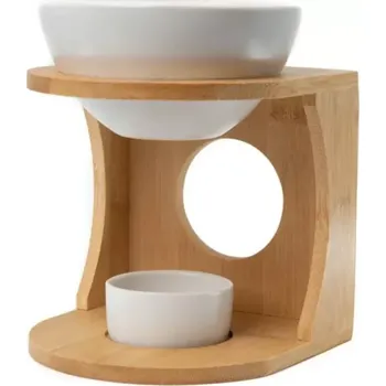 Aroma lampa Spiru Aromalampa na vosky a oleje vícedílná Bílá Miska