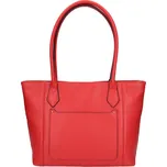 Elegantní dámská kožená kabelka Katana Lenese - červená