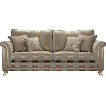 Pohovka BARRINGTON FURNITURE Luxusní pohovka Fleming zlatý a zelený pruh