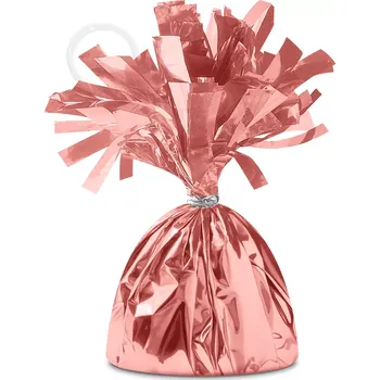 Balónek Lesklé závaží na balónky rose gold