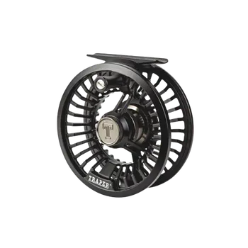 Rybářský naviják Traper Muškařský naviják Spider - kouřově šedý Velikost: 4/6