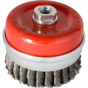Drátěný kartáč Kartáč hrnkový 100, copánkový S 0,50, závit M14x2- pro úhl.…