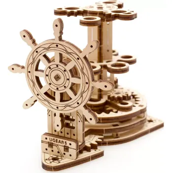Stavebnice Ugears 3D dřevěné mechanické puzzle Organizér na psací potřeby