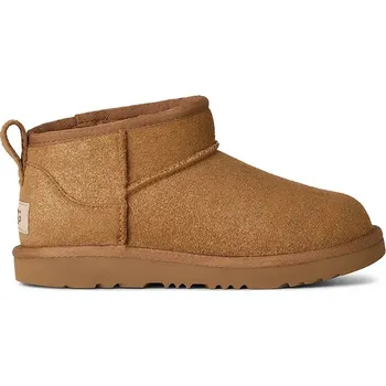 Dívčí sněhule Dětské semišové zimní boty UGG CLASSIC ULTRA MINI DAZZLE 1171291K hnědá 82X, EUR 31