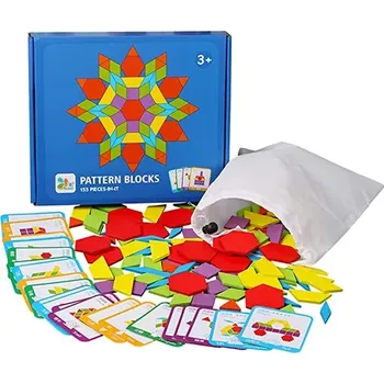 Puzzle Sada dřevěných skládaček – Puzzle 155 dílů