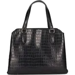 Elegantní dámská kožená kabelka Katana Tióna - černá