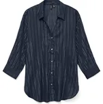 VERO MODA Halenka VMOLLA námořnická modř / bílá