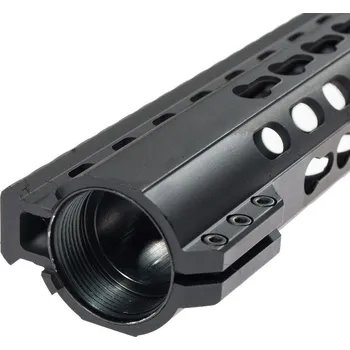 Předpažbí KeyMod 15" kovové CNC (černé) - Delta Armory