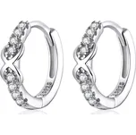 ELENYS Symbol nekonečné lásky – náušnice ze sterlingového