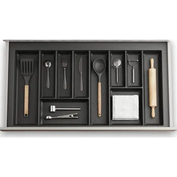 Organizace kuchyně IN-DURO Příborník STRIPES 79 - 85 cm s hloubkou 42 - 49 cm, antracit