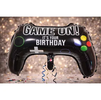 Balónek Fóliový Balónek Gamepad 65x40cm