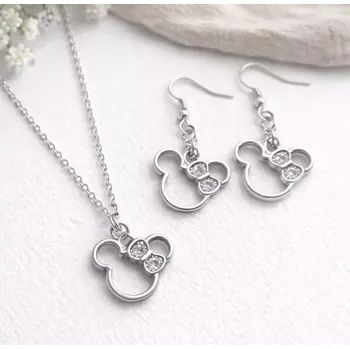 Souprava šperků Set řetízek a náušnice Minnie
