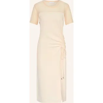 Dámské šaty Patrizia Pepe Dámské Šaty Z Kombinace Materiálů, režná, 34