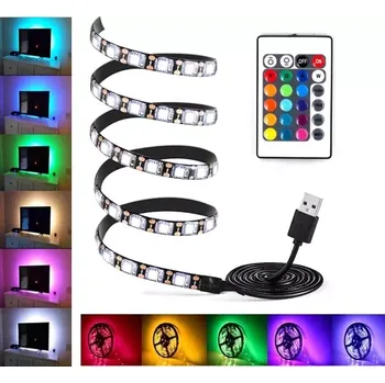 LED páska LED RGB pásek – Osvětlení za televizi – 3 metry