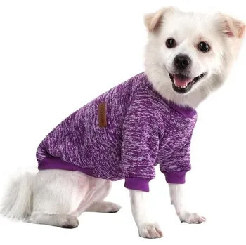 Obleček pro psa Svetr pro psy, malí psi, svetr pro čivavy, mikina s kapucí pro psy, pletený svetr pro psy, teplý a