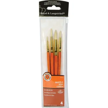 Royal & Langnickel RSET-9117 Sada kulatých štětců 4 ks