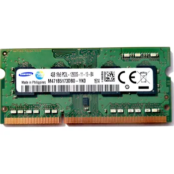 Operační paměť SAMSUNG 4GB DDR3L SODIMM 1600MHz CL11 M471B5173DB0-YK0 11-13-B4
