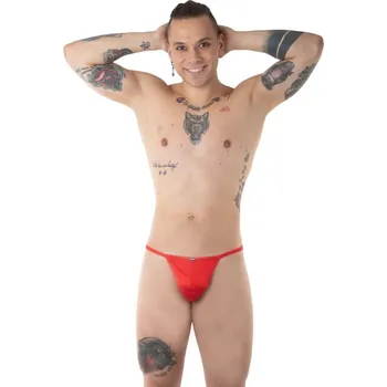 Pánské plavky Eros Veneziani Pánské plavky mini-tang červené S/M