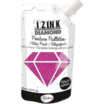 Aladine Izink Diamantová barva Dark Pink 80 ml 1 ks