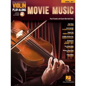 Hal Leonard Violin Play-Along Volume 57: Movie Music Noty