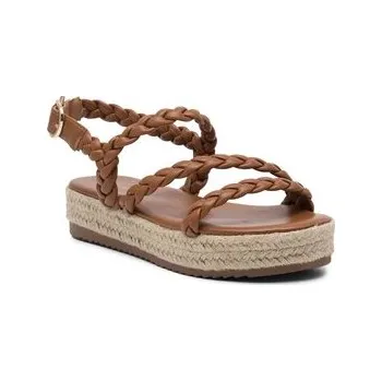 Dámská obuv DeeZee Espadrilky E8875-1 Hnědá 41
